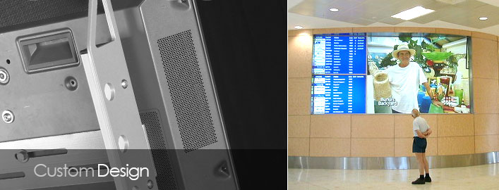 Custom design screens